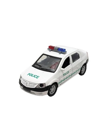 اسباب بازي ماشين پليس فلزي عقب كش ال 90