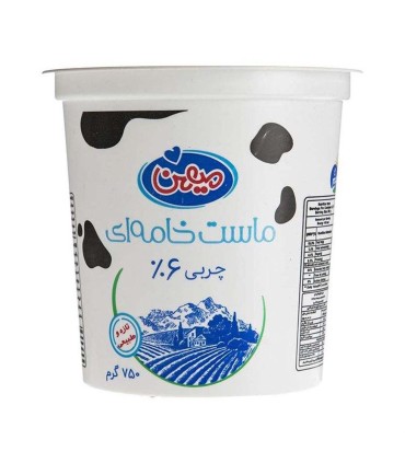 ماست خامه اي 750 گرم ميهن