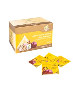 دمنوش 14 عددي مخلوط زعفران مهرگياه