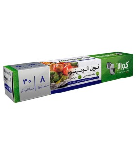 فويل آلومينيوم 8 متر عرض30 سانت ضخامت متوسط كوالا