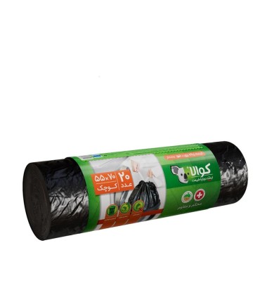 كيسه زباله بنددار كوچك (70*55) رينيو 20 عددي كوالا