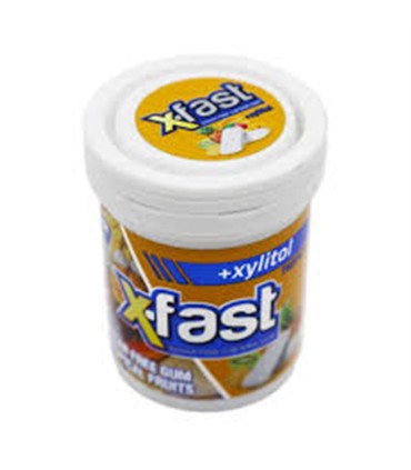 آدامس 24 گرم قوطي استوايي بدون شكر اكس فست