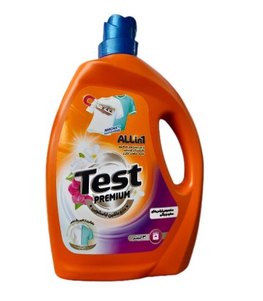 مايع لباسشويي 3 ليتر پريميوم سفيد و رنگي تست