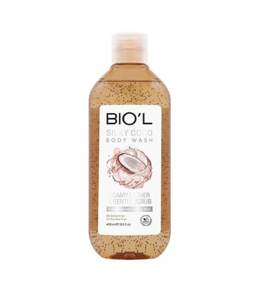 شامپو بدن 400 ميل اسكراپ ژلي سيلكي كوكو بيول