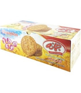 بيسكويت 1100 گرم پذيرايي قهرمان با شهد توت و كنجد جمانه