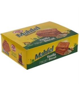 بيسكويت 480 گرم پذيرايي وانيلي محفل با شهد توت و كنجد جمانه