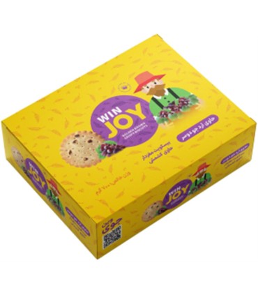 بيسكويت 700 گرم پذيرايي جعبه كشمشي وين جوي