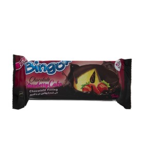 كيك دو قلو توت فرنگي بينگو