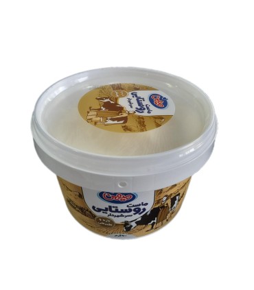 ماست 900 گرم سرشيردار روستايي ميهن