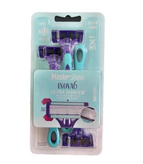 خودتراش 6 لبه 3 عددي بانوان وكيوم مسترشيو