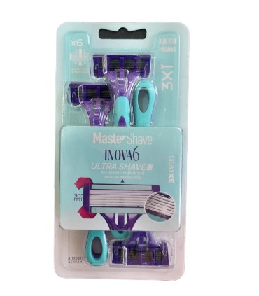 خودتراش 6 لبه 3 عددي بانوان وكيوم مسترشيو