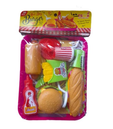 اسباب بازي ست فست فود 30 تكه