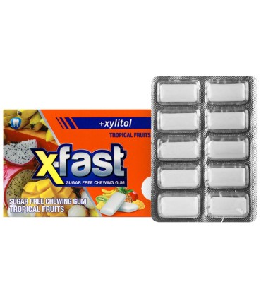 آدامس بليستر استوايي بدون شكر 10 عددي اكس فست