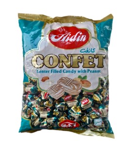 آبنبات 1 كيلو با مغزي بادام زميني آيدين