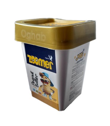 كره بادام زميني 250 گرم ساده زومر