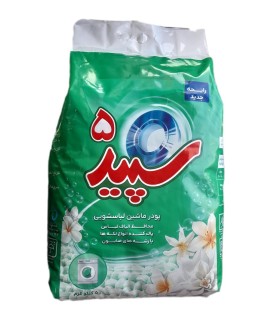 پودر لباسشويي 5 كيلويي كيسه اي سپيد