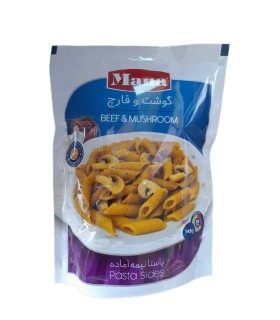 پاستا 145 گرم گوشت و قارچ مانا