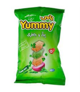 اسنك 40 گرم پياز جعفري يامي