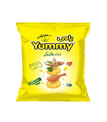اسنك 40 گرم ذرت ميكزيكي يامي