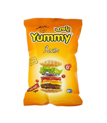 اسنك 40 گرم چيز برگر يامي