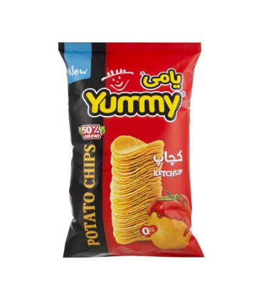 چيپس 50 گرم كچاپ يامي