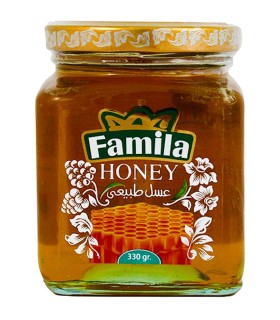 عسل 330 گرم بدون موم فاميلا