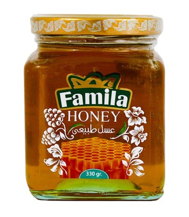 عسل 330 گرم بدون موم فاميلا