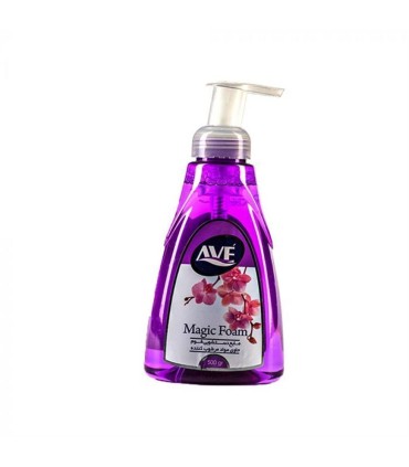 فوم دستشويي 500 ميل مثلثي بنفش اوه