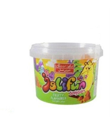 پاستيل 100گرم ظرفي خرسي ژليفان شيرين عسل