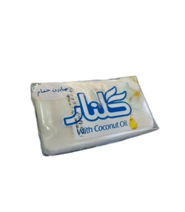 صابون حمام 130 گرم سفيد سلفون گلنار