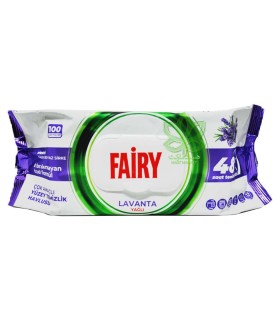 دستمال مرطوب سطوح چند منظوره 100 برگ لاوندر فيري