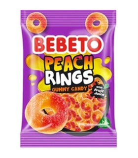 پاستيل 80 گرم حلقه شكري BEBETO