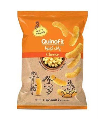 اسنك 45 گرم پاف پنيري كينوفيت