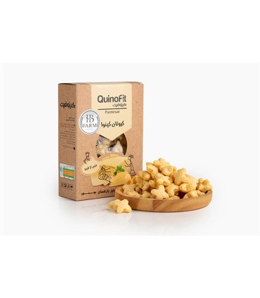 اسنك 50 گرم جعبه كروتان پنير پارمسان كينوفيت