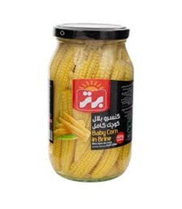 كنسرو 420 گرم بيبي كورن برتر