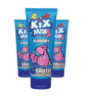 نوشيدني ژل ميوه اي ترش 70 گرم تيوپي بلوبري Kix Max