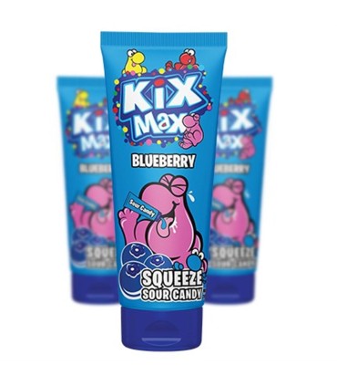 نوشيدني ژل ميوه اي ترش 70 گرم تيوپي بلوبري Kix Max