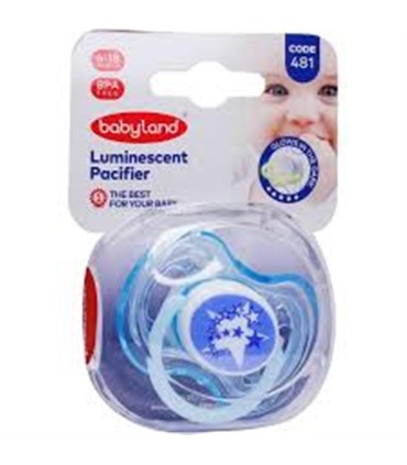 پستانك فندقي طرح شب تاب (6 تا 18ماه) بي بي لند