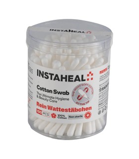 گوش پاك كن 100 عددي استوانه كريستال INSTAHEAL