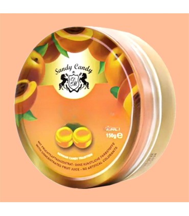 آبنبات 150 گرم قوطي هلو سندي