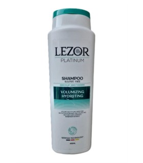 شامپو 400 ميل بدون سولفات حجم دهنده LEZOR