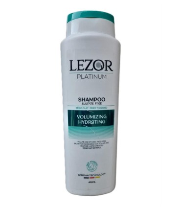 شامپو 400 ميل بدون سولفات حجم دهنده LEZOR