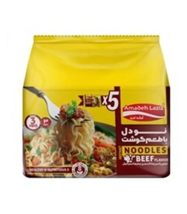 نودل پك 5 عددي گوشت اليت