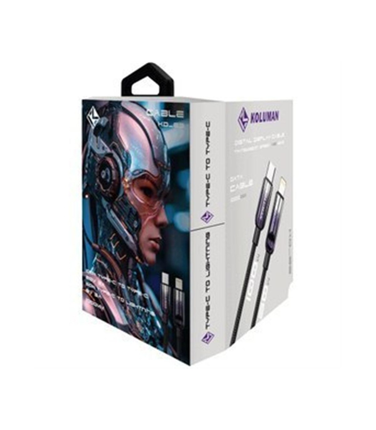 كابل USB تايپ سي KD-82 كلومن