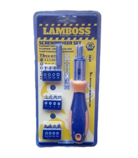 ابزار آلات ست سري پيچ گوشتي دستي ماكسي 13 قطعه LAMBOSS