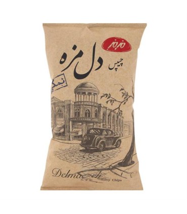 چيپس دل مزه  نمكي مزمز