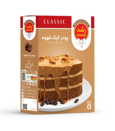 پودر كيك 400 گرم قهوه (قيمت قديم) رشد