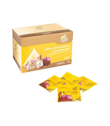 دمنوش 14 عددي مخلوط زعفران مهرگياه (قيمت قديم انقضاء 406/03/05)