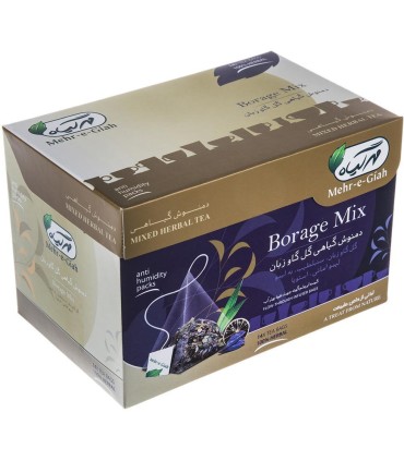 دمنوش 14 عددي گل گاوزبان مهرگياه (قيمت قديم انقضاء 406/03/05)