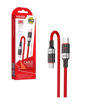 كابل USB تايپ سي به تايپ سي KAKUSIGA KSC-696